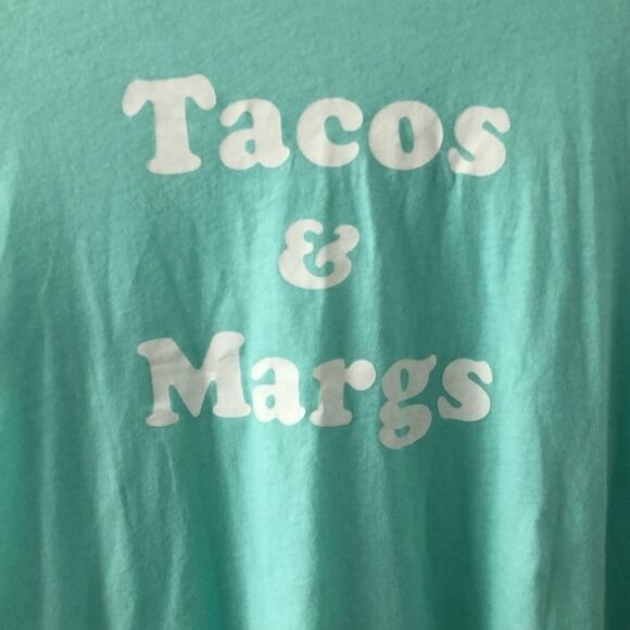 Wildfox Tacos & Margs Happy Hour Keke Tee Shirt NEW - Picture 3 of 7